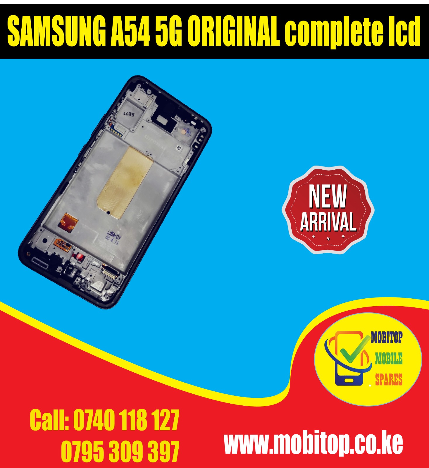 SAMSANG A54 5G COMOP OLED FRAMED LCD